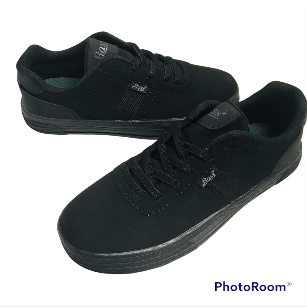 NEW G.H. BASS & CO. Slip-On Laced Shoe Boy's Size 3 Kid's Medium Width Black NIB - Picture 7 of 16